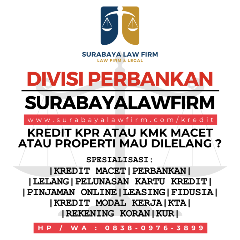 SurabayaLawFirm.com - Promo Banner Kredit Properti Macet