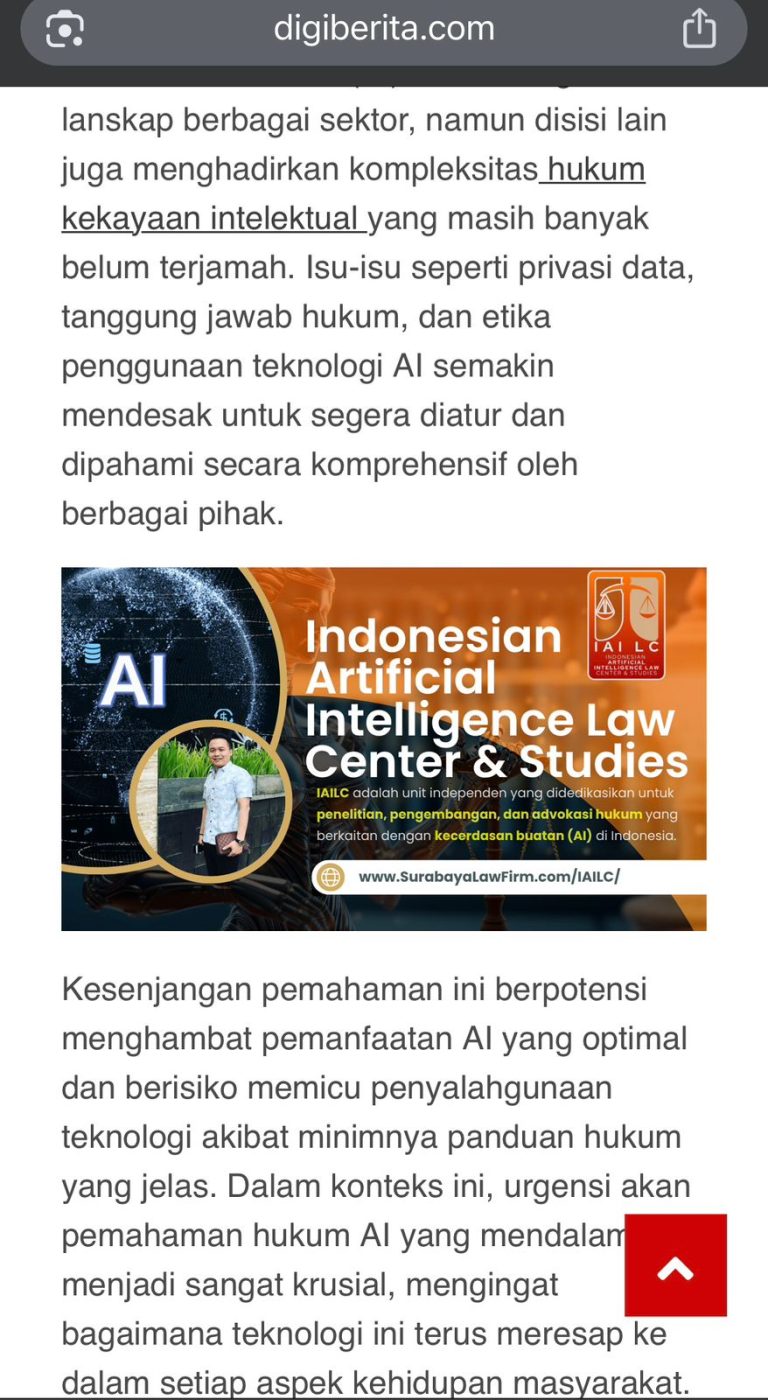 hukum kekayaan intelektual ai